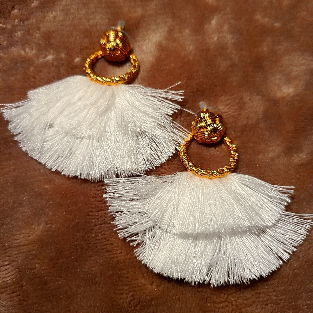 Fringe earrings
